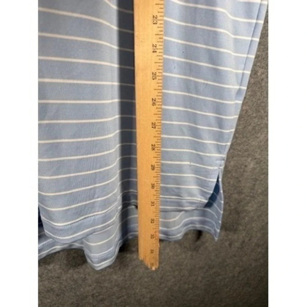 Polo‎ Ralph Lauren Performance Mens XXL Blue White Striped Golf Polo Shirt NWT